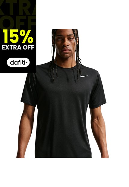 Camiseta Nike Df Tee Std Flex Hombre-Negro
