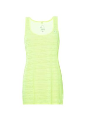 Camiseta Esqueleto Nike Touch Breeze Verde Fluorescente