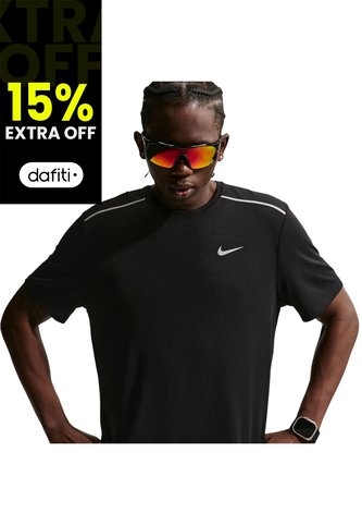 Camiseta Nike Df Uv Miler Ss Hombre-Negro Nike
