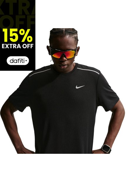 Camiseta Nike Df Uv Miler Ss Hombre-Negro