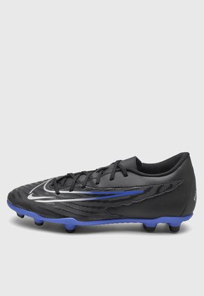 Guayo Negro-Azul Royal-Plateado Nike Phantom GX Club FG/MG