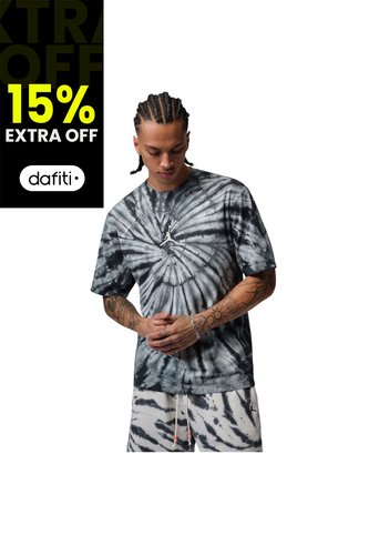 Camiseta Nike Brk Td Ssnl Fest Ss Crw Hombre-Gris/Negro Nike