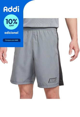 Pantaloneta Nike M Df Acd23 Shrt Wp Gx Hbr-Gris Nike
