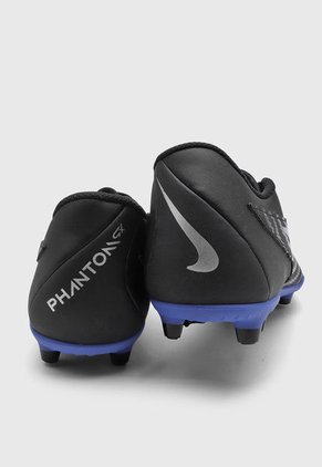 Guayo Negro-Azul Royal-Plateado Nike Phantom GX Club FG/MG