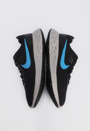 Tenis Running Negro-Gris-Azul Nike Revolution 6 NN