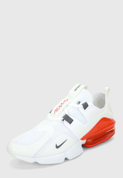 Tenis Lifestyle Blanco-Naranja Nike Air Max Infinity Summy