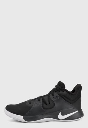 Tenis Basketball Negro-Blanco-Gris Nike Fly.By Mid