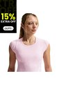 Camiseta Nike Tempo Swoosh Run Df Ss Mujer-Rosa de Nike