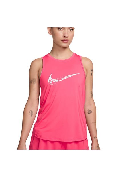 Camiseta Esqueleto Nike One Mujer-Rosa