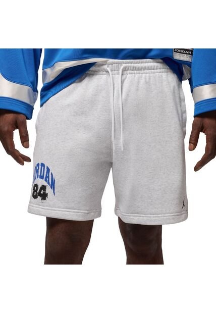 Pantaloneta Nike M J Brk Cllgte Hombre-Blanco