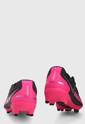 Guayo Negro-Rosado-Plateado Nike Phantom GT Academy FG/MG