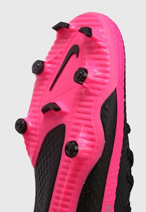 Guayo Negro-Rosado-Plateado Nike Phantom GT Academy FG/MG