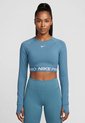 Camiseta Manga Larga Training NIKE Pro Azul de Nike