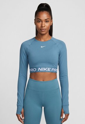 Camiseta Manga Larga Training NIKE Pro Azul