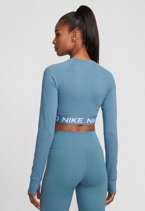 Camiseta Manga Larga Training NIKE Pro Azul