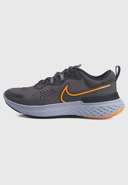 Tenis Running Verde-Gris-Naranja Neon Nike React Miler 2 - Compra Ahora | Dafiti Colombia