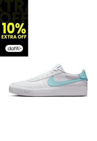 Tenis Hombre Nike Court Shot Blanco/Celeste Nike