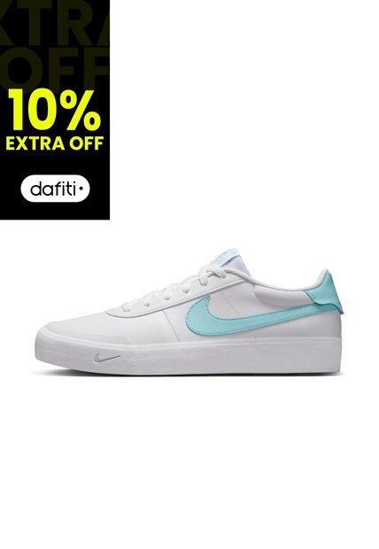 Tenis Hombre Nike Court Shot Blanco/Celeste