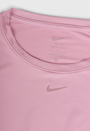 Camiseta Manga Larga Training NIKE One Classic Rosa