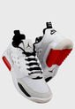 Tenis Basketball Blanco-Negro-Rojo Nike Jordan Max 200 de Nike