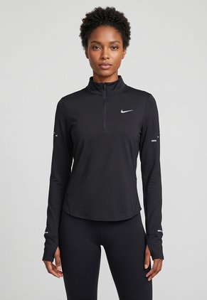 Camiseta Manga Larga Running NIKE Swift Negro