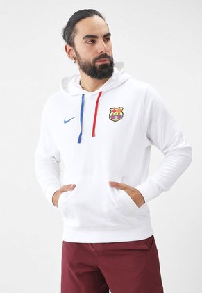 Hoodie Blanco-Rojo-Azul Purpura NIKE Club FC Barcelona