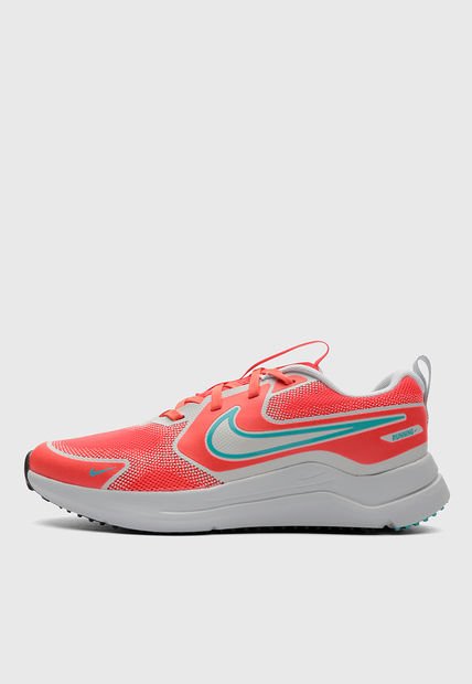 Tenis Running Rojo Coral-Blanco-Turquesa NIKE Cosmic Runner