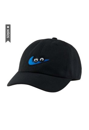 Gorra Nike Club Cap Us Swooshy Niños-Negro