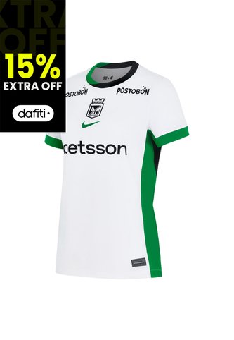 CAMISETA NIKE MUJER ATLÉTICO NACIONAL VISITANTE 2026 HV3921-100 Talla L Nike