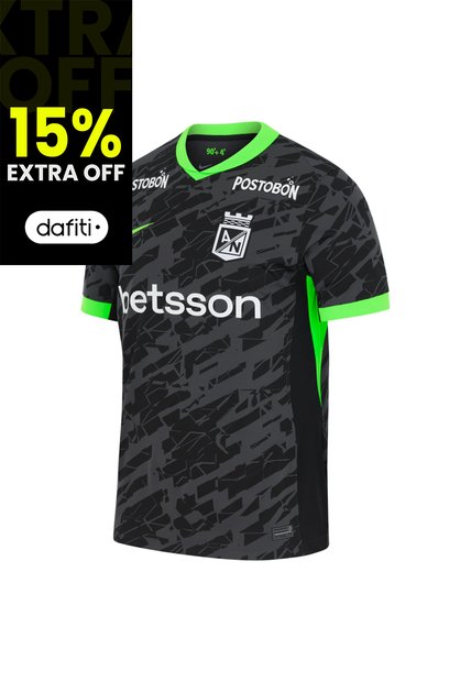 CAMISETA NIKE HOMBRE ATLÉTICO NACIONAL TERCERA EQUIPACIÓN 2026 HV2915-010 Talla XL