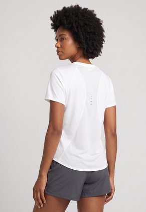 Camiseta Running NIKE Swift Marfil
