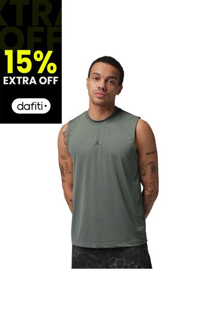 Camiseta Sin Mangas Nike Spt Ess Slvs Hombre-Verde