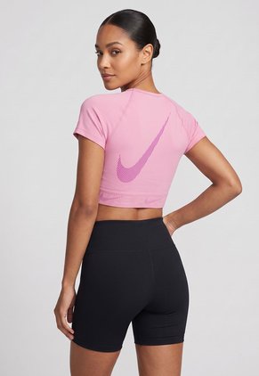 Camiseta Crop Training NIKE Pro Rosa