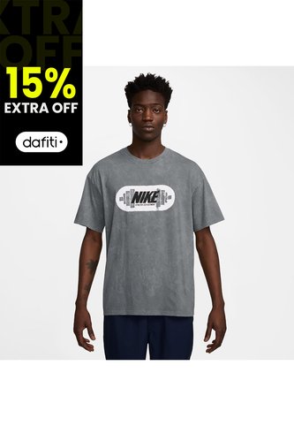 Camiseta Hombre Training Nike Gris Nike