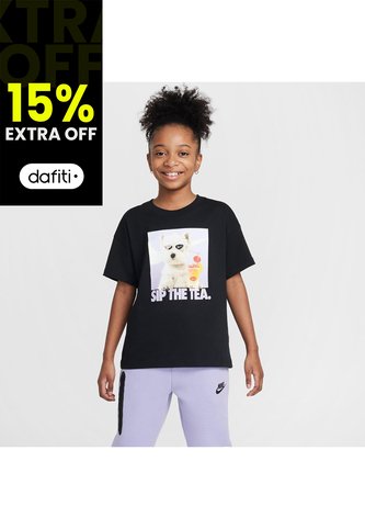 Camiseta Niñas Lifestyle Nike Sportswear Negro Nike