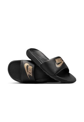 Chancletas Nike Victori One Slide Hombre-Negro/Dorado