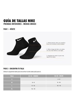 Medias Hombre Nike Everyday Cush No Show (3 Par)