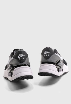 Tenis Lifestyle Negro-Gris-Blanco Nike Air Max System