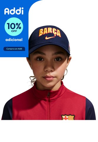 Gorra Nike Fcb Y Club Cap Cttn 6P Us Niño-Azul Nike
