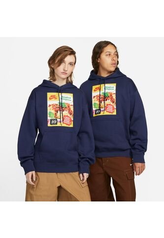 Buzo Hombre Nike Sb Flc Slowburn Gfx Azul Nike