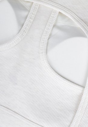 Camiseta Crop NIKE Classic Marfil