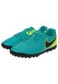 Fútbol  Verde Aguamarina-Amarillo Nike Jr Tiempo Rio III Tf de Nike