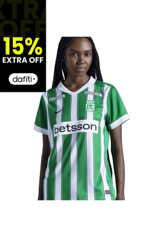 CAMISETA NIKE MUJER ATLÉTICO NACIONAL LOCAL 2026 HV3926-300 Talla S Nike