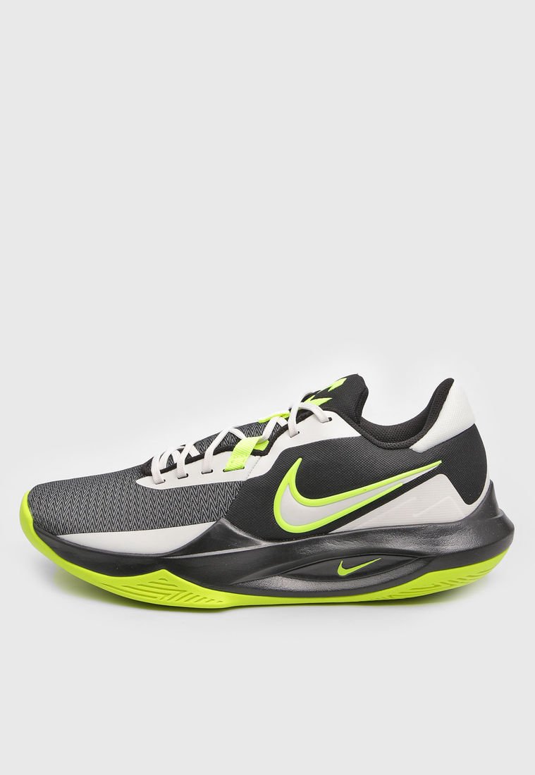 tenis nike gris con negro