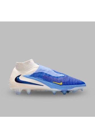 Guayos Nike Hombre Phantom 6 High Elite FG - Blanco/Azul Nike