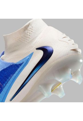 Guayos Nike Hombre Phantom 6 High Elite FG - Blanco/Azul