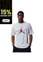 Camiseta Nike M J Brk Ess 85 Gfx Ss Crw Hombre-Blanco de Nike