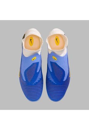 Guayos Nike Hombre Phantom 6 High Elite FG - Blanco/Azul