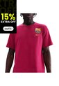 Camiseta Nike Fcb M Nk Crest Tee Hombre-Bordo de Nike