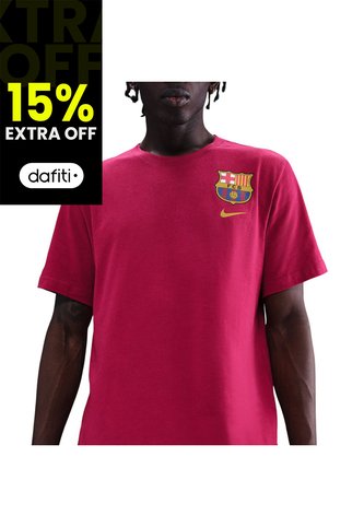 Camiseta Nike Fcb M Nk Crest Tee Hombre-Bordo Nike